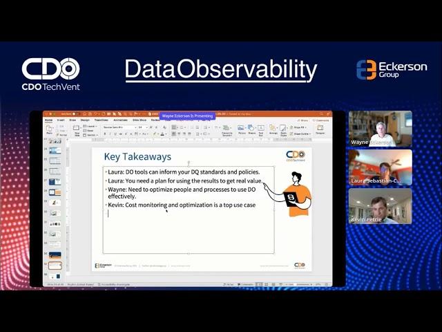 11 Key Takeaways from Data Observability TechVent