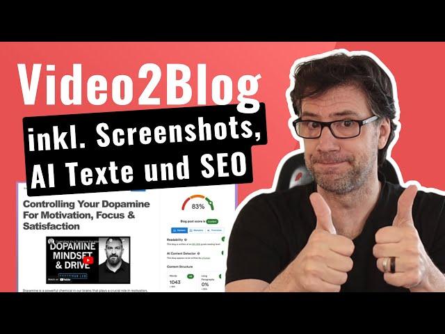  Video-To-Blog Review | Dieses $49-Tool ist erstaunlich!