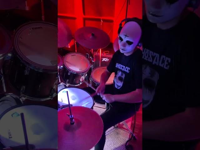 Masked Drummer plays like DAVE GROHL!  #shorts