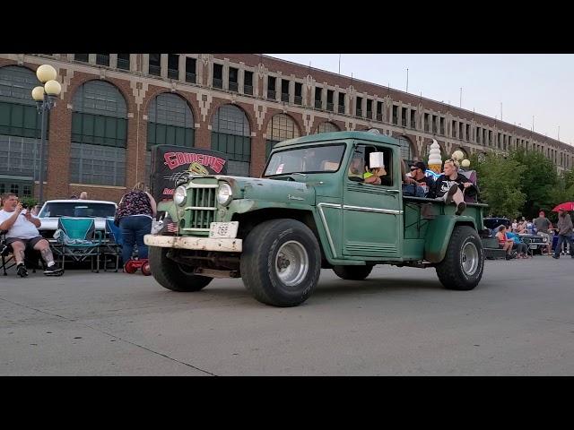 Twilight Cruising at the 2019 Goodguys Heartland Nationals in Des Moines, Iowa