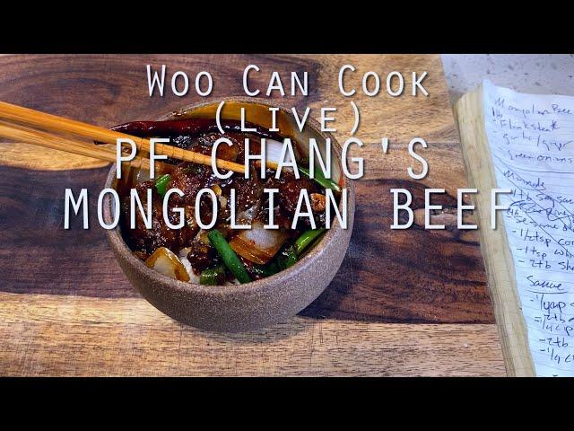 Woo Can Cook (live) | Crispy Mongolian Beef (PF Chang's Hack), AMA!