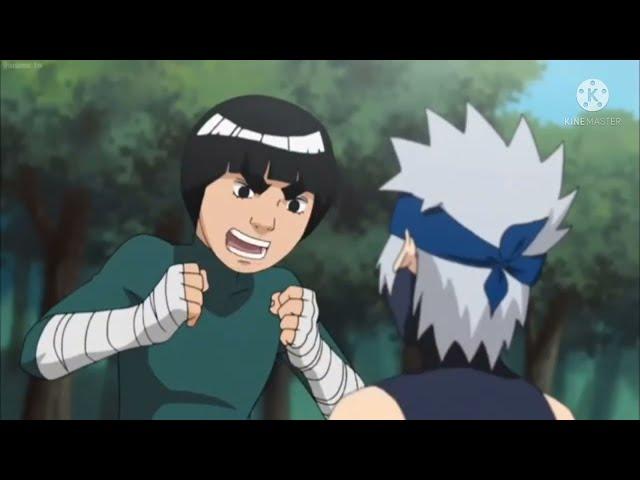 Might guy and Kakashi childhood . Guy gets accepted as an alternative in ninja school