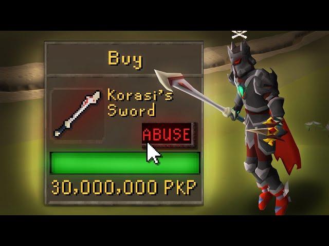 RUSHING EVERYONE WITH THE *BROKEN* KORASI SWORD!!! (BANK PKED) + 35M PKP GIVEAWAY! - Roat Pkz RSPS