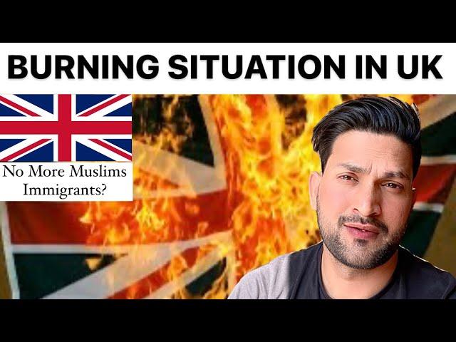 Why No More Muslim Immigrants in UK  ? | Riots Across UK | Int Students in Problems |Saim Ali