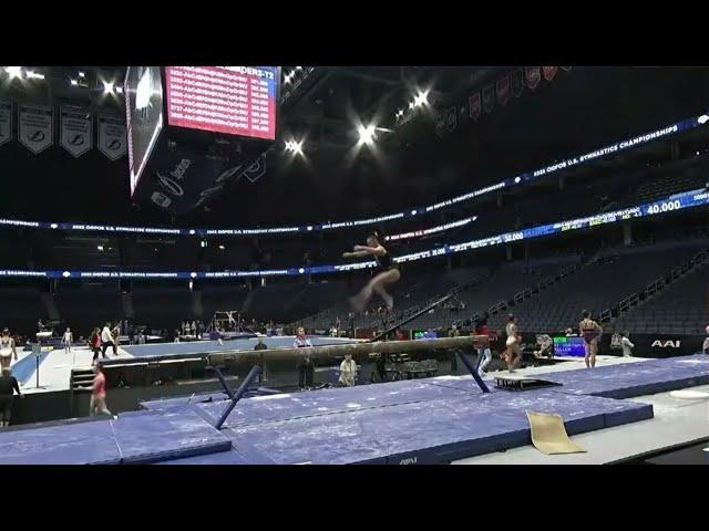 Leanne Wong Podium Training Highlights || 2022 OOFOS U.S. Gymnastics Championships