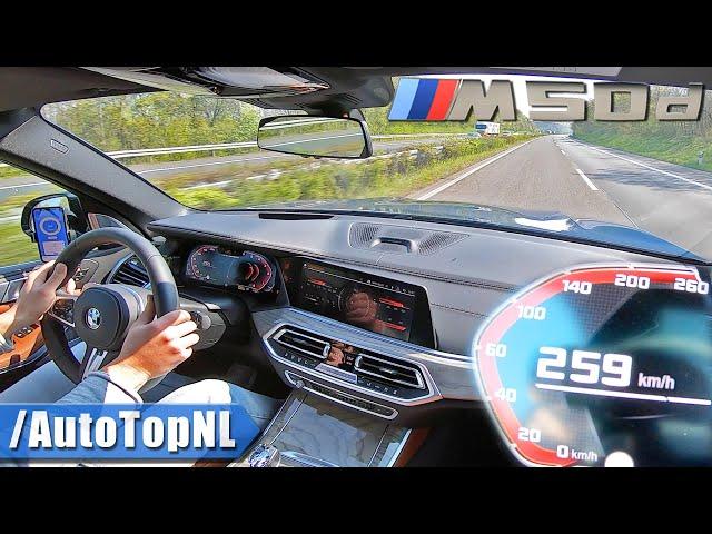 BMW X5 M50d G05 400HP TOP SPEED on AUTOBAHN [NO SPEED LIMIT] by AutoTopNL