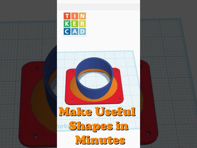 Make Useful Parts for 3D Printing Using Tinkercad! 10 Minute Skill Builder