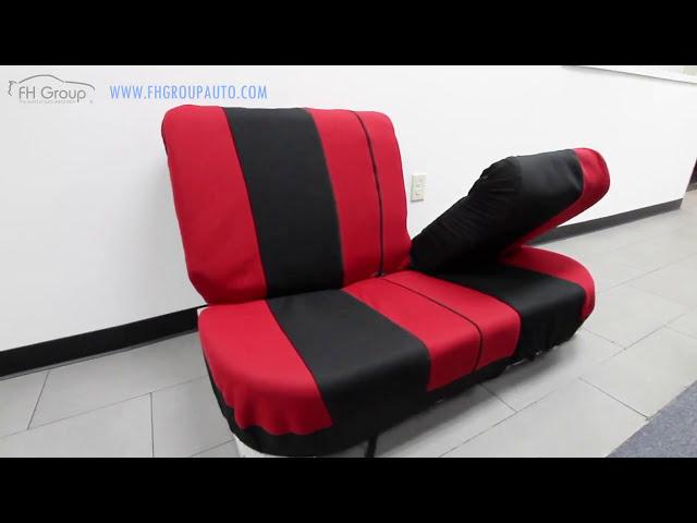 How to Split your Split Bench Seat Cover with Mesh Cloth for Cars, Truck and SUV - FH Group®