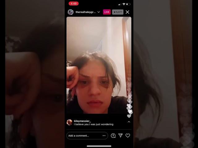 HALEY GRACE PHILLIPS INSTAGRAM LIVE & SAYS THE N WORD