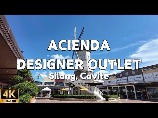 [4K] Walking Tour at ACIENDA Designer Outlet 2024: Largest Outlet Mall in the Philippines | Cavite