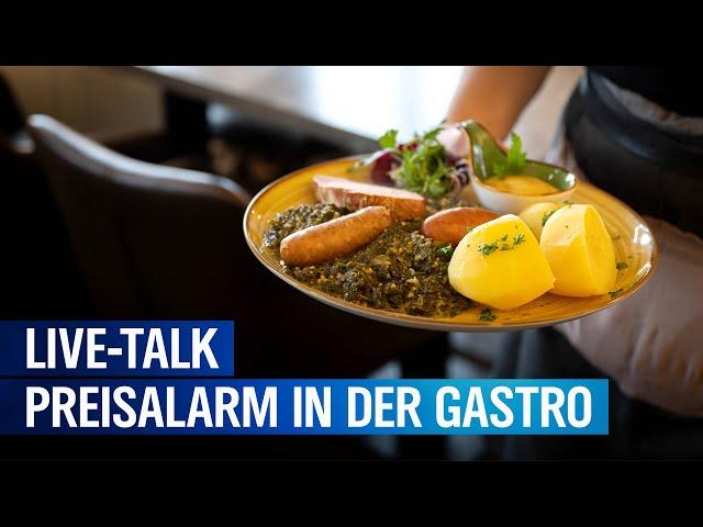 NDR Info live: Preisalarm in der Gastronomie