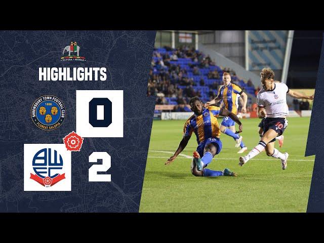 HIGHLIGHTS | Shrewsbury Town 0-2 Wanderers