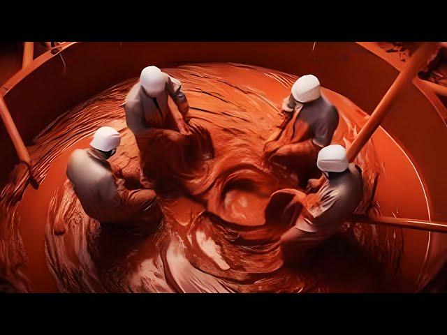 HOW MILK CHOCOLATE BARS are MADE| InSide The Chocolate Factory