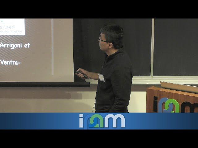 Xiantao Li - Open quantum systems in quantum computing - IPAM at UCLA