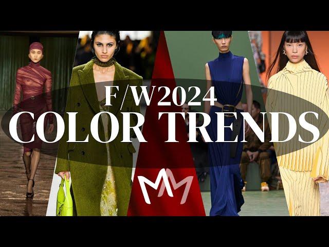 Fashion Color trends report for Fall 2024 and Winter 2025