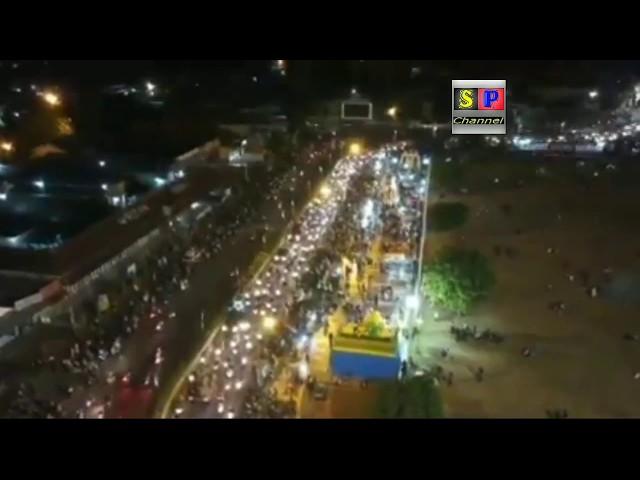 Suasana Kota Demak Malam Hari Dari Ketinggian