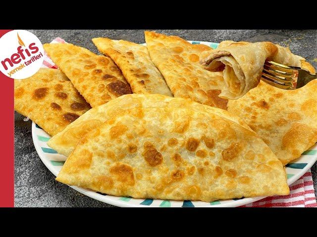 A True MUST-TRY Turkish Fried Ground Meat Pastry | Çiğ Börek (Çi Börek) Recipe 