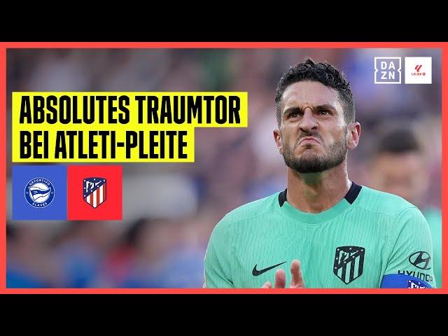 Irrer Volley-Treffer lässt Atleti staunen: Alaves - Atletico Madrid | LaLiga | DAZN Highlights