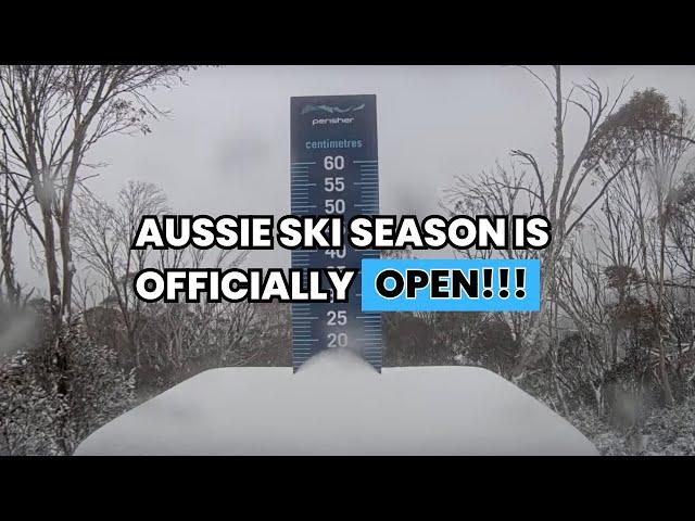 Australia's 2025 Ski Season OFFICIALLY Opens! Fresh Snow Hits Every Resort