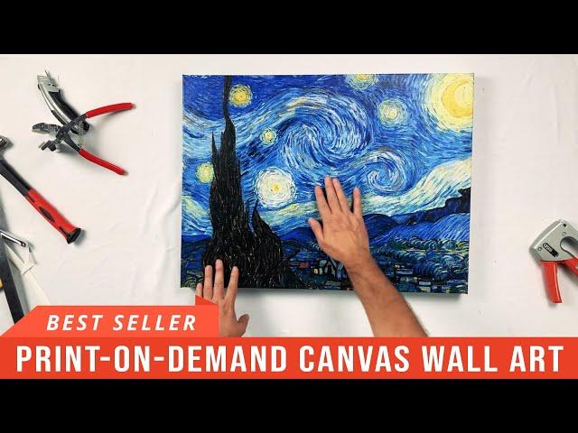 Print on Demand Canvases on AOP+ Sell in your Shopify and ETSY Stores with AOP+