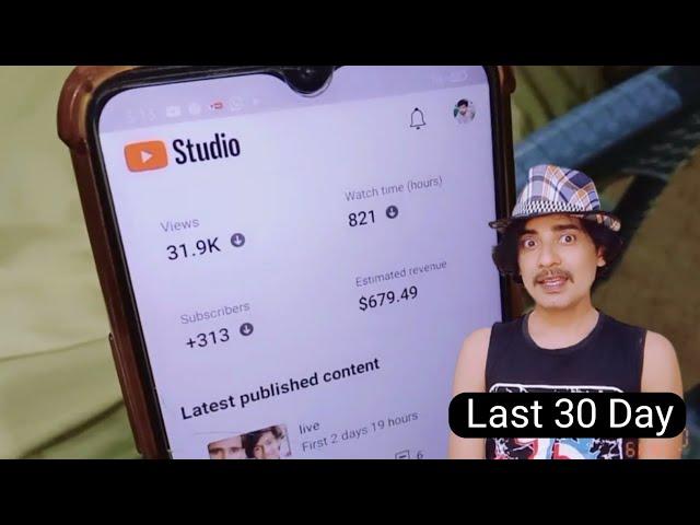 last 28 days earnings youtube jam hanif vlogs || with live proof