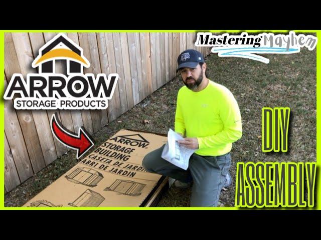 DIY Arrow Storage Building Shed Assembly | Step by Step Guide with Instructions | Start to Finish