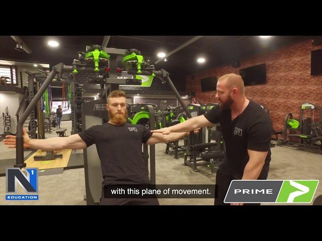 Prime Chest Fly Setup and Exercise Execution Demo