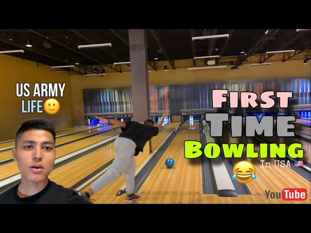 Bowling For First Time Bowling garna nei aayena |US Army Life|