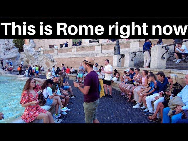 Rome Italy, Rome looks like this now, Rome walking tour, Roma Italia, Trevi Fountain