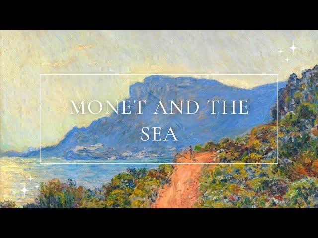 Monet and the sea Fine art Classical Paintings Wallpaper screensaver background  HD 1080p