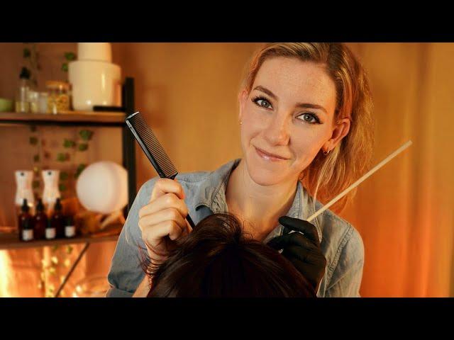 ASMR  A Rather Strange™ Scalp Examination & Treatment | Personal Attention Roleplay, Hair Sounds