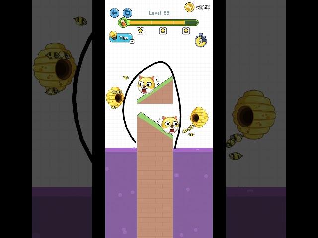 save the doge 88 - 3 star #shortsfeed #shortsgame #savethedoge