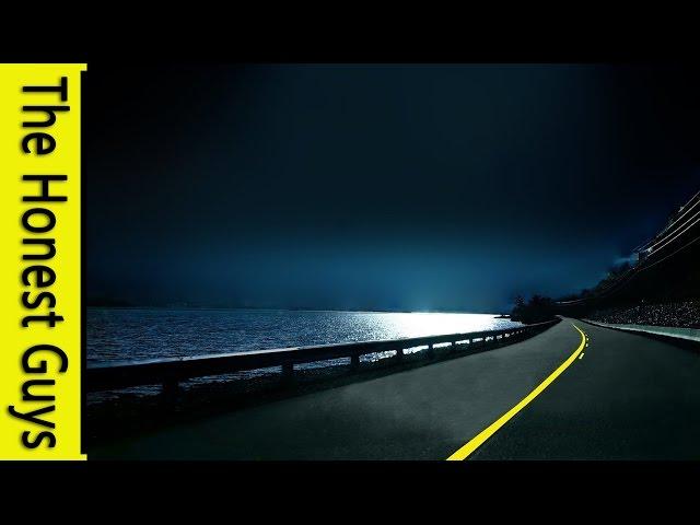 Relaxation Music - Night-time Drive to The Beach - ASMR