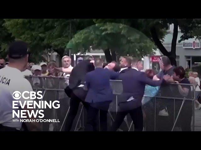 Slovak Prime Minister Robert Fico shot in assassination attempt