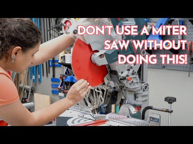 How to Align Your Miter Saw For Accurate Cuts | Power Tools 101