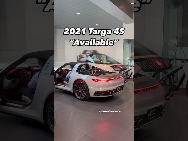 2021 Targa 4S with “Manual” & exclusive manufacture interior! #targa4s #911targa #savethemanuals