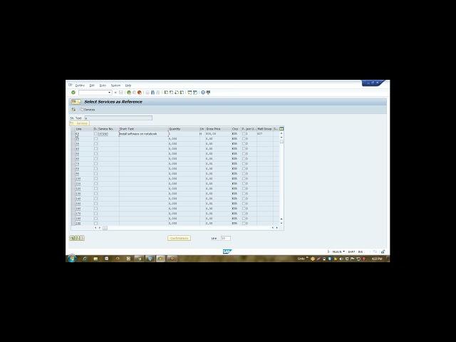 SAP MM - Service Procurenment Process