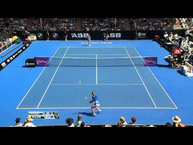 2015 Auckland R1 - Lucie Hradecka vs. Svetlana Kuznetsova