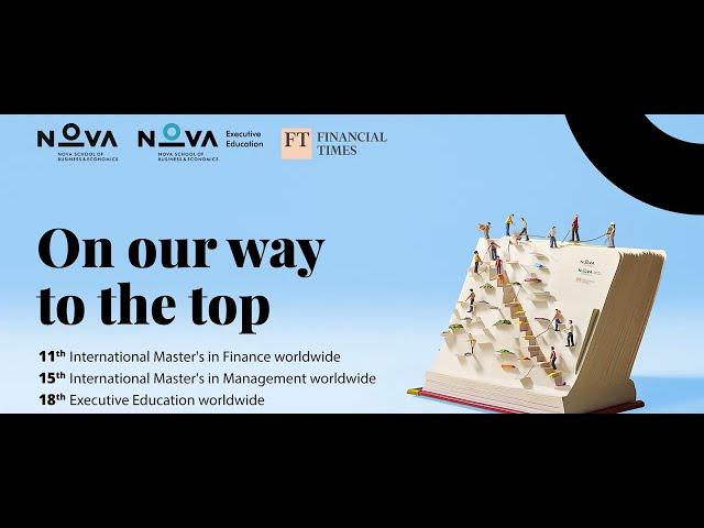 Nova SBE Executive Education | On Our Way to the Top | Rankings 2023