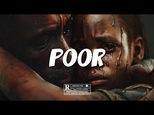 Afro Drill Melodic " POOR " Emotional Sad Instrumentale 2024 | Afro Beat UK Drill