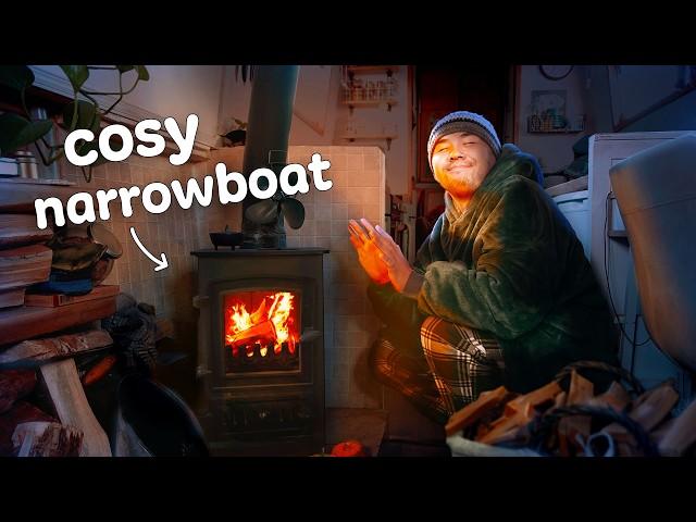 Welcome to winter on a narrowboat - 261