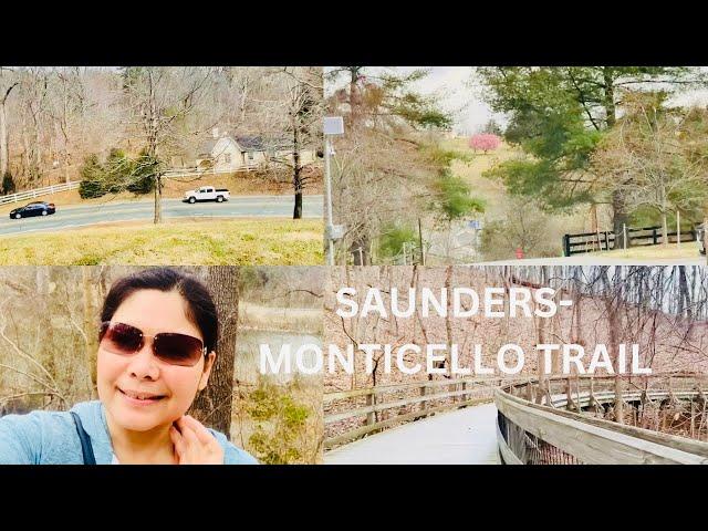 WALKING: SAUNDERS-MONTICELLO TRAIL CHARLOTTESVILLE,VA|Arlyn Aquino vlog