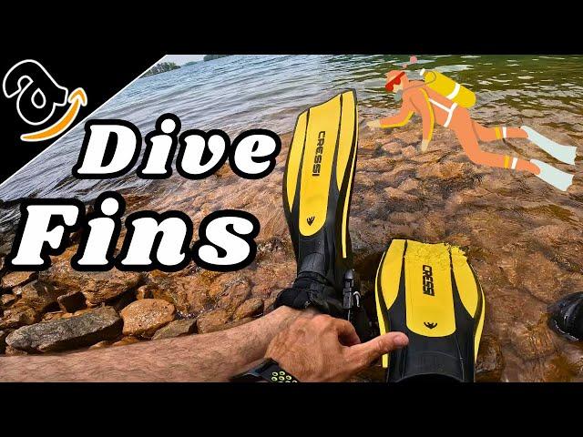 Lightweight Open Heel Scuba Diving Fins - Test/Review