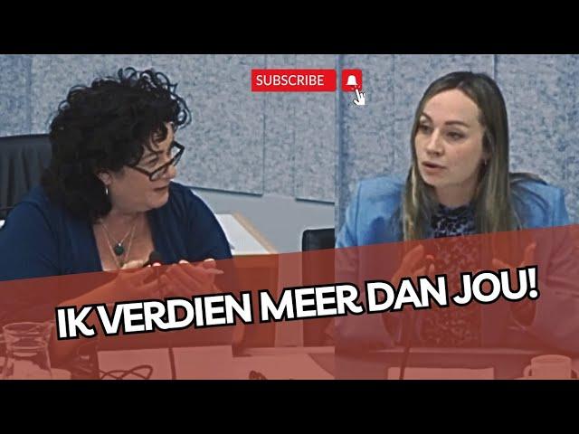 Caroline CONFRONTEERT D66 met arrogantie van hoog opgeleiden! 'Ik verdien meer dan jou'!