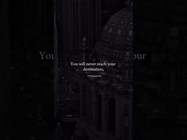 You’ll never reach your destination if you stop, throw stone at every dog that barks #shorts #quote
