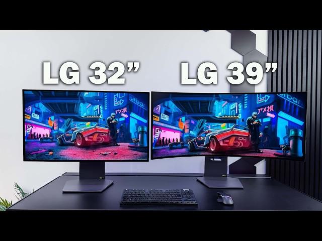 BEST OLED Gaming Monitor!? LG UltraGear 32GS95UE vs 39GS95QE 8 months later