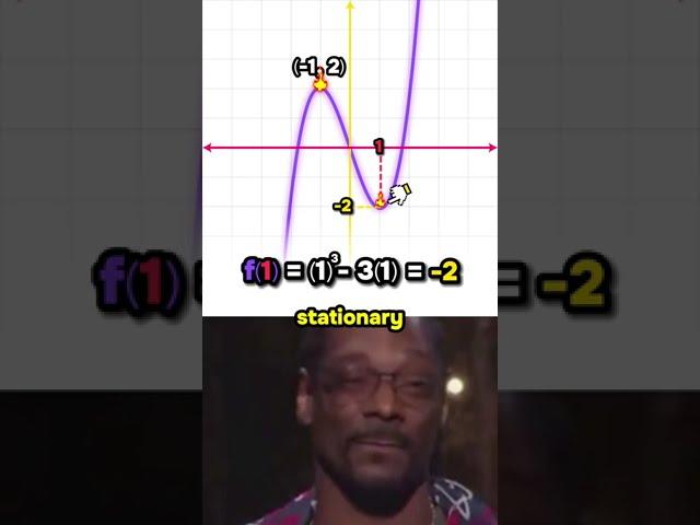 Snoop and Tupac show you how to find the stationary points of a cubic