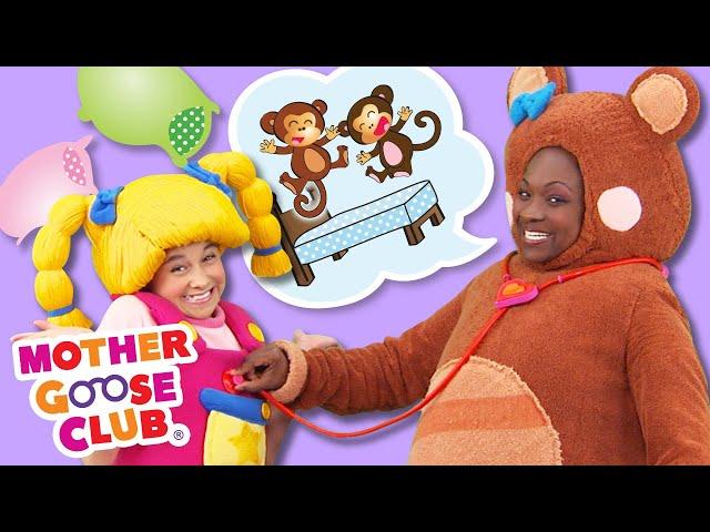 Five Little Monkeys + More | Mother Goose Club Nursery Rhymes