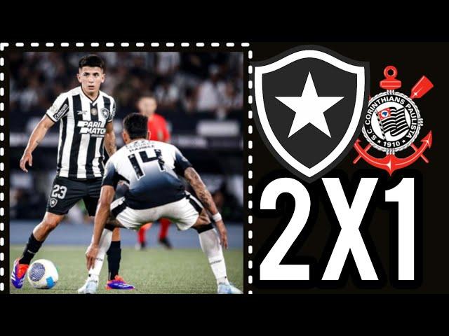 BOTAFOGO 2x1 CORINTHIANS - GLORIOSO LÍDER - ANÁLISE ROBUSTA