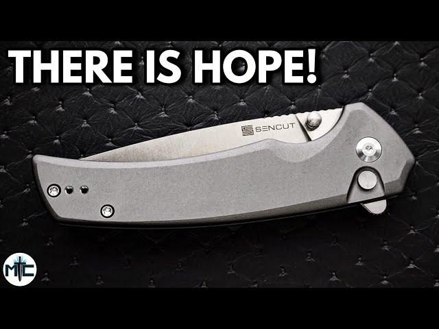 Thank GOODNESS! - Sencut Serene Button Lock Folding Knife - Overview and Review